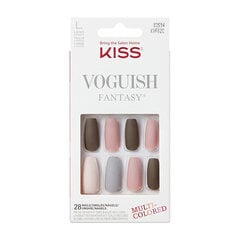 Dirbtiniai nagai Kiss Voguish Fantasy, 28 vnt цена и информация | Средства для маникюра и педикюра | pigu.lt