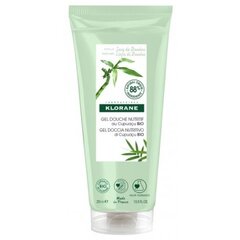 Maitinanti dušo želė Nutritive Shower Gel Bamboo sap Klorane, 200 ml цена и информация | Масла, гели для душа | pigu.lt