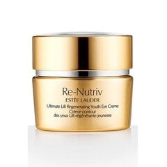 Регенирирующий крем для области вокруг глаз Estee Lauder Re Nutriv Ultimate Lift, 15 мл цена и информация | Сыворотки, кремы для век | pigu.lt