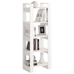 vidaXL Spintelė knygoms/kambario pertvara, balta, 60x35x160cm, mediena kaina ir informacija | Lentynos | pigu.lt