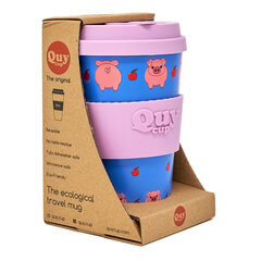 puodelis QuyCup 400 ml pig RePet kaina ir informacija | Termosai, termopuodeliai | pigu.lt