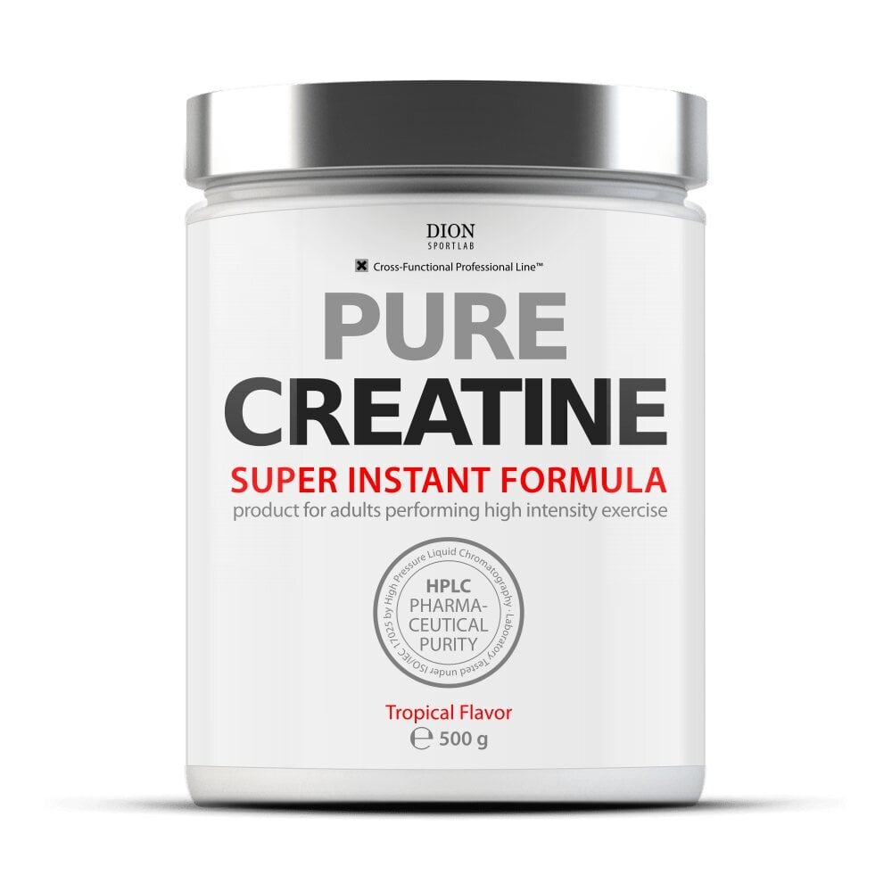 Dion Sportlab Pure Creatine Monohydrate Tropic, 500 g цена и информация | Kreatinas | pigu.lt