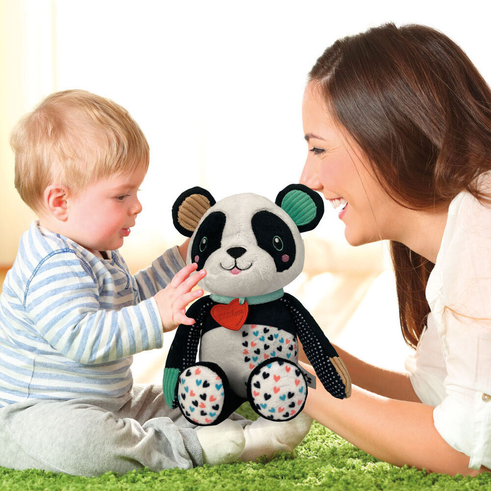 Minkštas žaislas migdukas Clementoni Love Me Panda цена и информация | Žaislai kūdikiams | pigu.lt