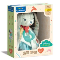 Мягкая игрушка-укачиватель Clementoni Sweet Bunny Dou Dou цена и информация | Игрушки для малышей | pigu.lt