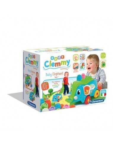 Drambliukas su kaladėlėmis Clementoni Clemmy Soft kaina ir informacija | Žaislai kūdikiams | pigu.lt