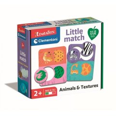 Образовательная игра Clementoni Little Match Animals and Textures цена и информация | Игрушки для малышей | pigu.lt