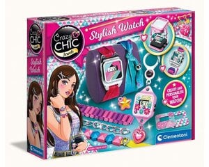 Rinkinys laikrodžio gaminimui Clementoni Crazy Chic Stylish Watch kaina ir informacija | Žaislai mergaitėms | pigu.lt