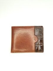 Мужской коричневый бумажник с узором Marigé цена и информация | Мужские кошельки | pigu.lt