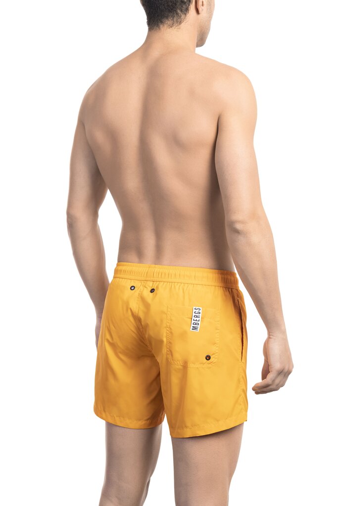 Maudymosi šortai vyrams bikkembergs beachwear, oranžiniai kaina ir informacija | Maudymosi šortai, glaudės | pigu.lt