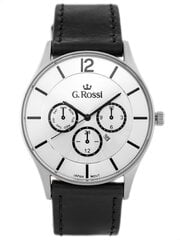часы g. rossi - 7028a (zg205a) + коробка цена и информация | Мужские часы | pigu.lt
