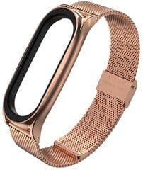 Tech-Protect watch strap MilaneseBand Xiaomi Mi Band 5/6/7, rose gold цена и информация | Аксессуары для смарт-часов и браслетов | pigu.lt