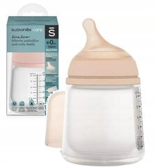 Buteliukas Suavinex zero-zero, 0 mėn+, 180 ml kaina ir informacija | Buteliukai kūdikiams ir jų priedai | pigu.lt