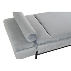 Chaise poilsio sofa DKD Home Decor Metalinis Poliesteris Dangaus mėlynumo (140 x 59 x 42 cm) kaina ir informacija | Sofos | pigu.lt