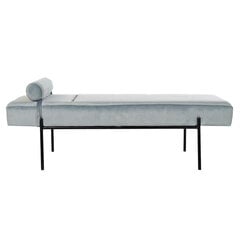 Chaise poilsio sofa DKD Home Decor Metalinis Poliesteris Dangaus mėlynumo (140 x 59 x 42 cm) kaina ir informacija | Sofos | pigu.lt
