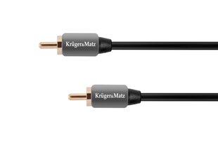 Kruger&matz RCA, 0.5 m kaina ir informacija | Kabeliai ir laidai | pigu.lt