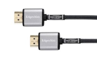 Kruger&Matz HDMI, 3 m цена и информация | Кабели и провода | pigu.lt