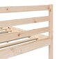 vidaXL Lovos rėmas, 120x200cm, pušies medienos masyvas цена и информация | Lovos | pigu.lt