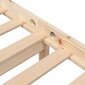 vidaXL Lovos rėmas, 120x200cm, pušies medienos masyvas цена и информация | Lovos | pigu.lt