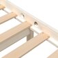 vidaXL Lovos rėmas, baltas, 180x200cm, medienos masyvas, itin didelis kaina ir informacija | Lovos | pigu.lt