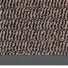 Durų kilimėlis, tamsiai rudos spalvos, 40x60cm, kuokštuotas цена и информация | Придверные коврики | pigu.lt