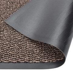 Durų kilimėlis, tamsiai rudos spalvos, 60x180cm, kuokštuotas kaina ir informacija | Durų kilimėliai | pigu.lt