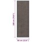 Durų kilimėlis, tamsiai rudos spalvos, 60x180cm, kuokštuotas kaina ir informacija | Durų kilimėliai | pigu.lt