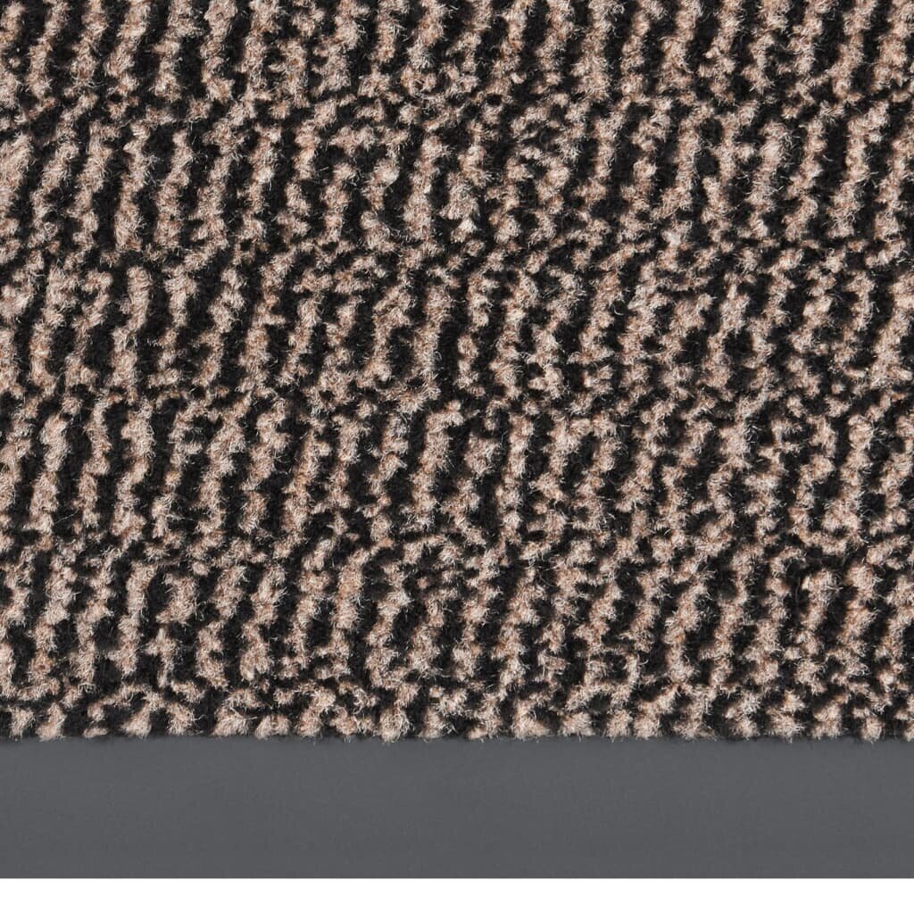 Durų kilimėlis, tamsiai rudos spalvos, 80x120cm, kuokštuotas kaina ir informacija | Durų kilimėliai | pigu.lt