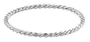 Минималистское серебряное стальное кольцо Troli  цена и информация | Кольца | pigu.lt