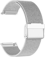 4wrist Watch Band Silver kaina ir informacija | Išmaniųjų laikrodžių ir apyrankių priedai | pigu.lt