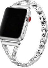 Сменный ремешок 4wrist для Apple Watch — серебристый 38/40/41 мм цена и информация | Аксессуары для смарт-часов и браслетов | pigu.lt