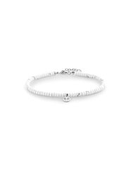 Rebel&Rose Белый браслет из бисера Anklet Slices Virgin White RR-AK006-S цена и информация | Женские браслеты | pigu.lt