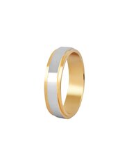 Beneto Женское двухцветное обручальное кольцо из стали SPD05 цена и информация | Кольца | pigu.lt