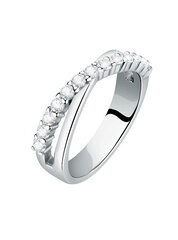 Элегантное серебряное кольцо с мерцающими цирконами Morellato  SAQF151 цена и информация | Кольцо | pigu.lt