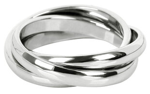 Plieninis žiedas moterims Troli KRS-247 kaina ir informacija | Žiedai | pigu.lt