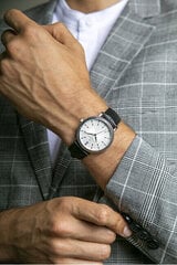 Frederic Graff Митчелл Кроко Черная кожа FCL-B001S цена и информация | Мужские часы | pigu.lt