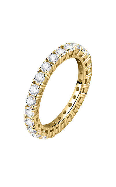 Blizgantis auksu dengtas žiedas Morellato SAQF171 kaina ir informacija | Žiedai | pigu.lt
