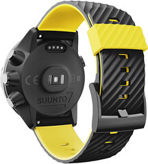 4wrist Watch Band Black/Yellow kaina ir informacija | Išmaniųjų laikrodžių ir apyrankių priedai | pigu.lt