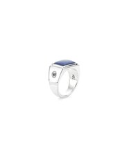 Rebel&Rose Квадратное серебряное кольцо Lapis Lowneck, неподвластное времени, RR-RG033-S цена и информация | Мужские украшения | pigu.lt