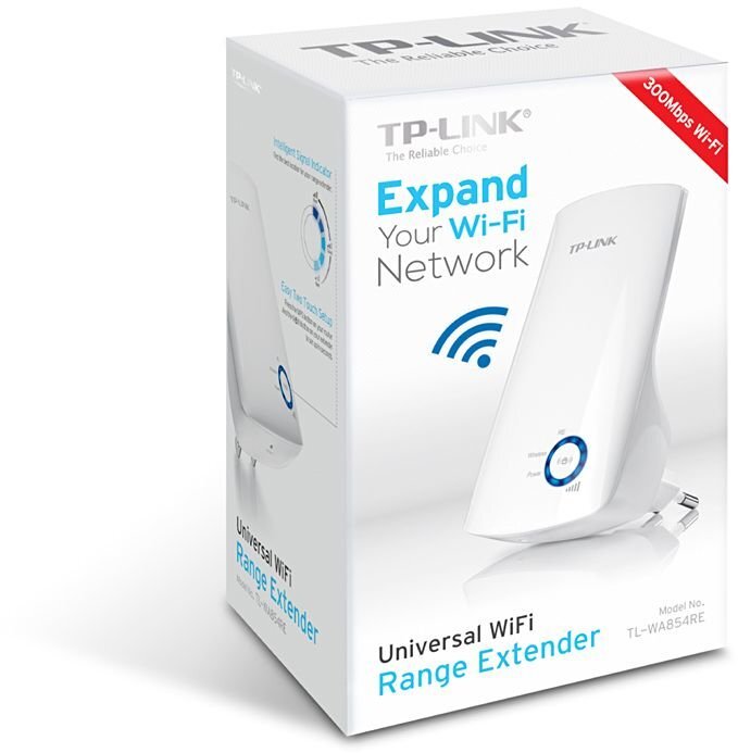 Ryšio prailgintojas TP-LINK TL-WA854RE, 300 Mbps kaina ir informacija | Signalo stiprintuvai (Range Extender) | pigu.lt