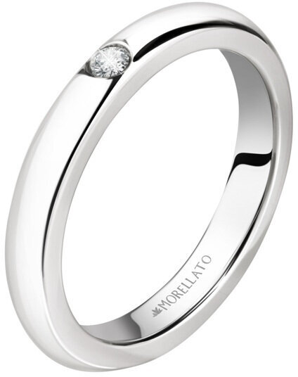 Plieninis žiedas su kristalais Morellato Love Rings SNA46 kaina ir informacija | Žiedai | pigu.lt