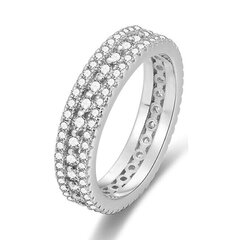 Beneto Серебряное кольцо с цирконами AGG325 цена и информация | Кольцо | pigu.lt