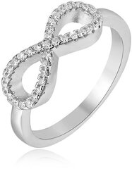 Sidabrinis žiedas moterims Beneto AGG208 kaina ir informacija | Žiedai | pigu.lt