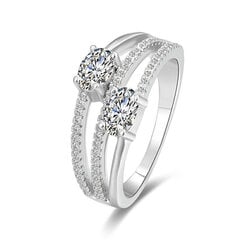 Sidabrinis žiedas moterims Beneto AGG332 kaina ir informacija | Žiedai | pigu.lt