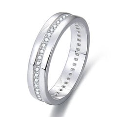 Sidabrinis žiedas moterims Beneto AGG330 kaina ir informacija | Žiedai | pigu.lt