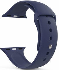 4wrist Silicone Navy kaina ir informacija | Išmaniųjų laikrodžių ir apyrankių priedai | pigu.lt