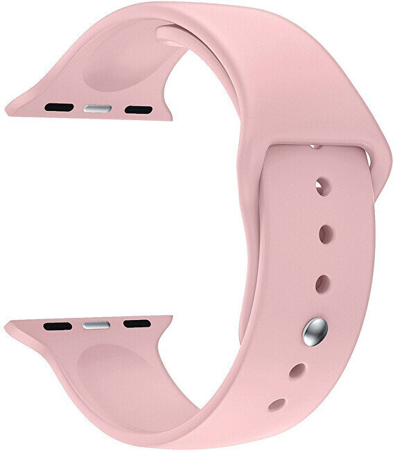 4wrist Silicone Pink цена и информация | Išmaniųjų laikrodžių ir apyrankių priedai | pigu.lt
