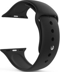 4wrist Silicone Black kaina ir informacija | Išmaniųjų laikrodžių ir apyrankių priedai | pigu.lt