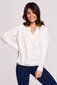 Džemperis moterims Be, baltas kaina ir informacija | Džemperiai moterims | pigu.lt