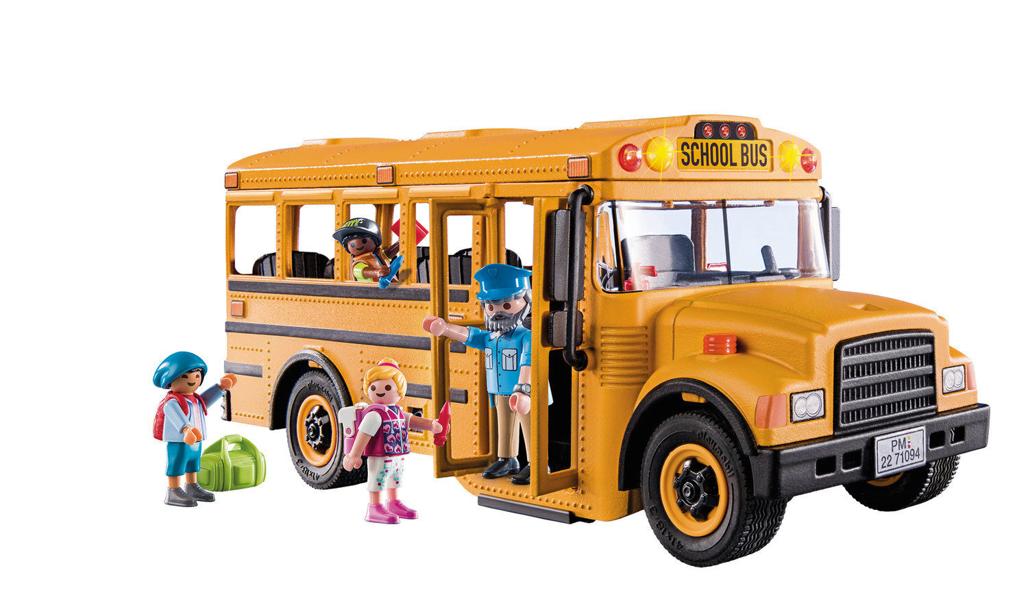 71094 Playmobil City Life JAV mokyklinis autobusas kaina ir informacija | Konstruktoriai ir kaladėlės | pigu.lt