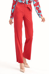 Красные брюки с расклешенными штанинами - SD61 цена и информация | Женские брюки | pigu.lt